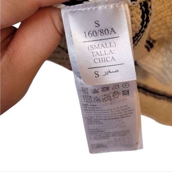 All Saints Women's Cream & Black Stripe Carova Breton Blouse Size S - Picture 5 of 6